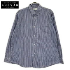 Graphpaper　グラフペーパー　GM233-50032STB High Count Regular Collar Round Cut Shir ストライプ 長袖シャツ　3のサムネイル