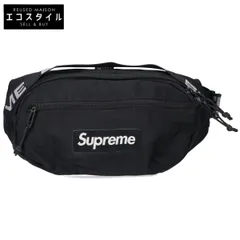 Supreme　シュプリーム　ブラック ロゴ ストリングウエストバッグ　-のサムネイル
