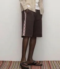 定価16,500円 Schott ショット 24SS BRAID SWEATSHORTS ブレイド スウェット ショーツ ショート パンツ 刺繍 782-4113011のサムネイル
