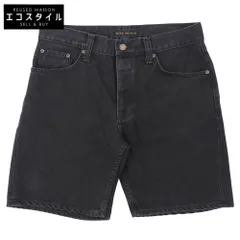 NudieJeans　ヌーディージーンズ　seth denim shorts ボトムス メンズ ブラック 31 1016781　31のサムネイル