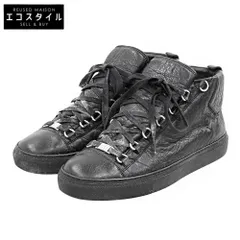 BALENCIAGA　バレンシアガ　ARENAアリーナ OPAQUE レザー スニーカー シューズ メンズ ブラック 41 412381　41のサムネイル