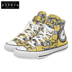 converse　コンバース　未使用 ALL STAR 100 ハイカット ミニオンズスニーカー シューズ レディース イエロー 23.5cm 1CL014　4.5(US)のサムネイル
