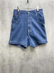 Ne-net ネネット アルパカモチーフ 毛糸刺繍 シンチバック サルエル ショート ストレッチ デニムパンツ size2/青 ■◆レディースのサムネイル