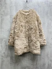 ROPE ロペ フェイクファー ノーカラー コート size38/ベージュ ◆■レディースのサムネイル