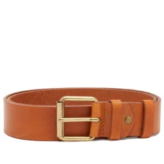 ヌーディージーンズ メンズ ボトムス デニムパンツ レザー Nudie Jeans Co Pedersson Leather Beltoffee Brown ブラウンのサムネイル