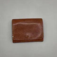 美品　土屋鞄　折り財布　ミニ財布　フラップ　レザー　本革　茶　キャメルのサムネイル