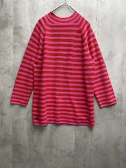 MARC JACOBS マークジェイコブス ボーダー ニット セーター sizeS/P/赤ｘピンク  ■◇レディースのサムネイル