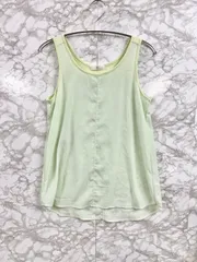 Le Souk ルスーク シアー切り替えタンクトップ サマーサテン ノースリーブ ミントグリーン レディース◆Size 38のサムネイル