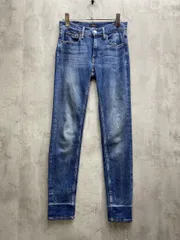 POLO RALPH LAUREN ポロ ラルフローレン ミッドライズ スキニー デニムパンツ size25/青 ■■レディースのサムネイル