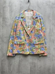 新品 JILLSTUART ジルスチュアート 花柄 ワンボタン テーラード ジャケット sizeM/カラフル ■◇◎レディースのサムネイル