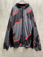 FILA フィラ 総柄 トラック ジャケット sizeLL/グレー ■◇メンズのサムネイル