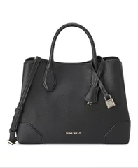 ナインウェスト レディース バッグ ハンドバッグ Nine West Womens Brooklyn Small Satchel Black ブラックのサムネイル