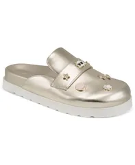 カール ラガーフェルド レディース シューズ パンプス KARLAGERFELD PARIS Womens Islay Macaron Flat Mules White Gold ホワイトのサムネイル