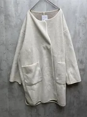CIAOPANIC TYPY チャオパニックティピー ノーカラー パイピング 起毛 コート sizeONE/アイボリー ◆■レディースのサムネイル