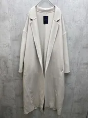 JEANASIS ジーナシス WビーバーRマキシコート ボタンレス チェスター sizeF/ベージュ ◆■◎レディースのサムネイル