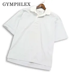 GYMPHLEX ジムフレックス 春夏★ 半袖 ジャージー ポロシャツ Sz.M メンズのサムネイル
