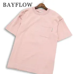 BAYFLOW ベイフロー 春夏 紙繊維★ 半袖 ビッグシルエット ポケット カットソー Tシャツ Sz.4 メンズのサムネイル