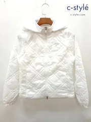 H130 [未使用品] Callaway キャロウェイ キルトジャケット M ホワイト パーカー 撥水 防風 2way ゴルフ レディース | ★のサムネイル