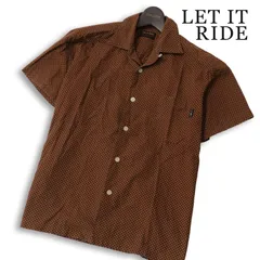 LET IT RIDE レットイットライド 春夏★ 半袖 ドット シャツ 日本製 Sz.S メンズのサムネイル