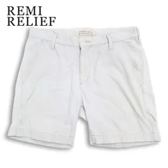 REMI RELIEF レミレリーフ 春夏★ 細畝 サマー コーデュロイ ショート パンツ 日本製 Sz.M メンズ 灰 グレーのサムネイル