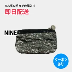 NINE ナイン ポーチ シルバー レディースのサムネイル
