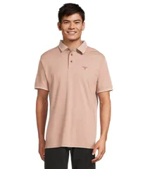 バブアー メンズ トップス シャツ ポロシャツ Barbour Heydon Performance Polo Dark Rust ラストのサムネイル