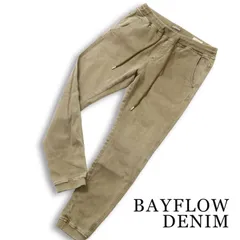 BAYFLOW DENIM ベイフロー 通年★ ストレッチ ウォッシュ加工 スキニー イージー  ジョガー パンツ Sz.2 メンズのサムネイル