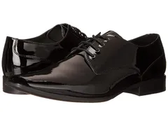 カルバンクライン メンズ シューズ オックスフォード Calvin Klein Brodie BlackPatent Pu ブラックのサムネイル