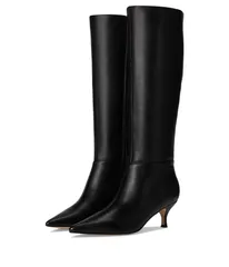 ナインウェスト レディース シューズ ブーツ・レインブーツ Nine West Somas Black Leather ブラックのサムネイル