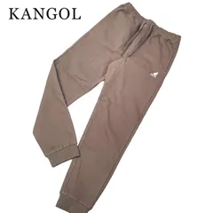 【新品 未使用】 KANGOL カンゴール 秋冬★ 裏起毛 ストレッチ ロゴ刺繍 スウェット ジョガー パンツ Sz.S メンズのサムネイル