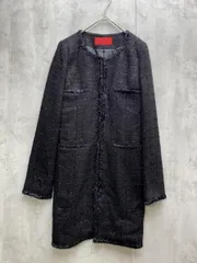 BE RADIANCE ビーラディエンス ラメ カーディガン sizeM/黒 ◆■レディースのサムネイル