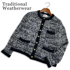 Traditional Weatherwear トラディショナルウェザーウェア 秋冬★ ニット ショート丈 カーディガン Sz.S レディースのサムネイル