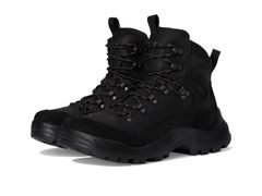 エコー メンズ シューズ ブーツ・レインブーツ レース Ecco Sport Offroad Waterproof High LaceUp Hiking Boots Black NubuckBl ブラ