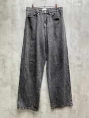 MONO-MART モノマート ワイド デニムパンツ sizeL/黒 ■■メンズのサムネイル