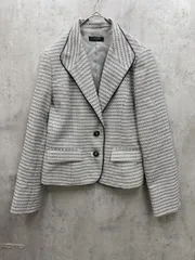 OFUON オフオン ジャケット size40/グレーｘ黒 ◇■レディースのサムネイル