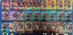 ワンピースカード　スタートデッキリーダー31枚セット　ルフィ　ゾロ＆サンジ 　エース＆ニューゲート　サボ　赤シャンクス　クロコダイル　黒ティーチ　青バギー　サカズキのサムネイル