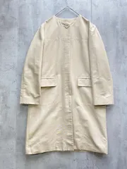 NOLLEY'S ノーリーズ ノーカラーコート size40/ベージュ ◇■レディースのサムネイル