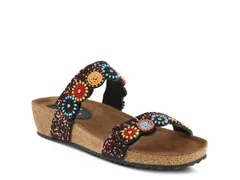 アズーラ レディース シューズ サンダル Azura Bahama Wedge Sandal Black Multicolor ブラックのサムネイル