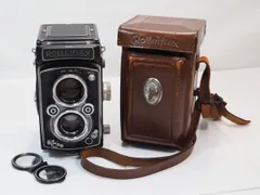 送料無料 Rolleiflex 3.5A Rolleiflex Automat MX Xanar 75mm F3.5 レンズキャップ ケース付 ローライ [管X8608のサムネイル