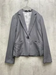 美品 index インデックス 長袖 ワンボタン テーラード ジャケット sizeM/グレー ◇■レディースのサムネイル