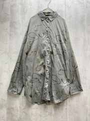 トクコプルミエヴォル 貝殻 シェル柄 さらさら シャツ ブラウス 羽織 