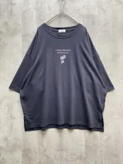 JUNRED ジュンレッド ANM-12722 コラージュフラワープリントルーズTEE プルオーバー カットソー sizeS/紺 ■◆レディースのサムネイル