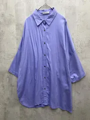 JEANASIS ジーナシス 無地 シャツ sizeF/ラベンダー ■◆メンズのサムネイル