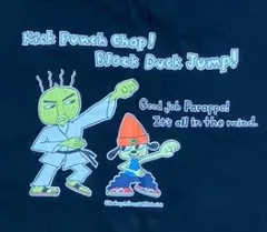 [ 新品タグ付き ] パラッパラッパー 胸元刺繍　タマネギ先生 半袖Tシャツ バックプリント  M Parappa The Rapper