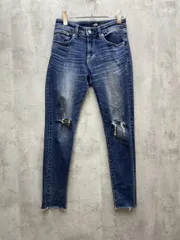 AZUL BY MOUSSY アズールバイマウジー 251FSC12-007J カットオフクラッシュ スキニー デニムパンツ sizeS/青 ■◇メンズのサムネイル
