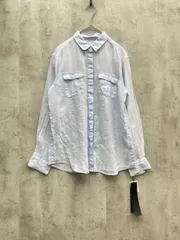 新品 Devinette ドゥヴィネット アバハウス 麻フラップポケットシャツ sizeF/水色 ■◆◎レディースのサムネイル