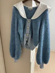 GANNI ガニー ダイヤモンドアート カーディガンのサムネイル