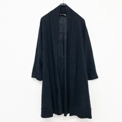◎Cruciani クルチアーニ カーディガン ガウン リネン ブラック イタリア製 レディース 40 b02517のサムネイル