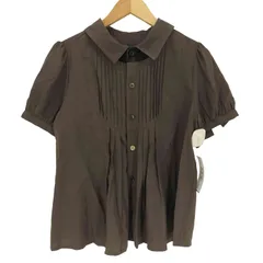 スナオクワハラ sunaokuwahara プリーツ レース切替 S/S シャツ レディース JPN：M のサムネイル
