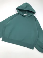 MOUSSY マウジー HOODIE KNIT プルオーバー パーカー sizeF/グリーン ◆■レディースのサムネイル